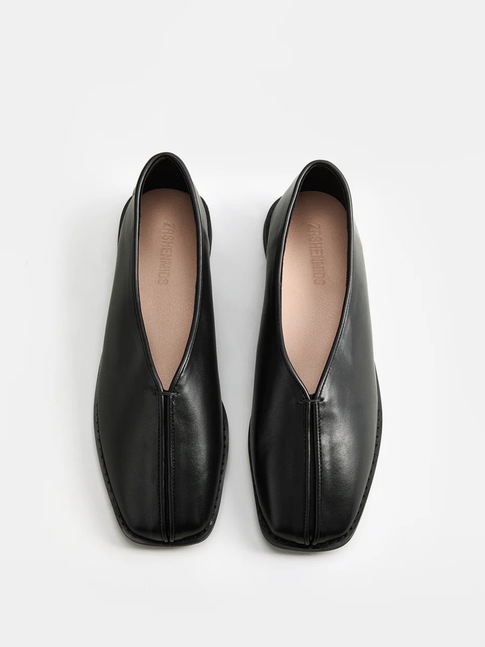 Commense Square Toe Soft Leather Loafers